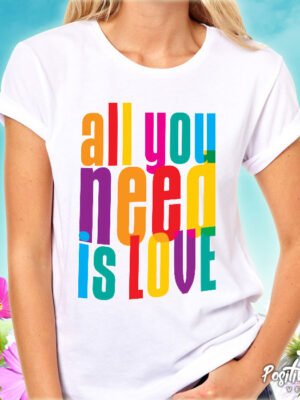 Camiseta All You Need Is Love – Frase Inspirada nos Beatles