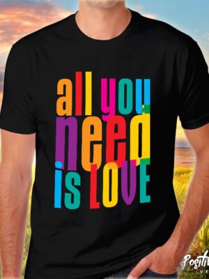 Camiseta All You Need Is Love – Frase Inspirada nos Beatles
