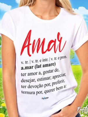Camiseta Amar – Minimalista e Essencial
