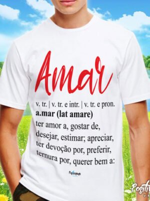 Camiseta Amar – Minimalista e Essencial