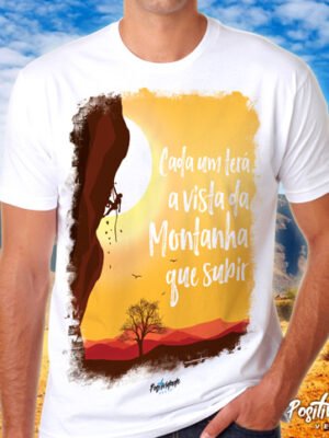 Camiseta A Vista da Montanha que Subir – Empreendedorismo