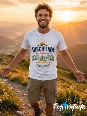 Camiseta Disciplina Hoje Liberdade Amanhã – Motivacional